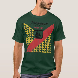 T-shirt Le étiquette de Narragansett de Jaws en détresse
