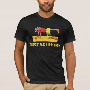 T-shirt Le Faites-moi confiance I font le yoga