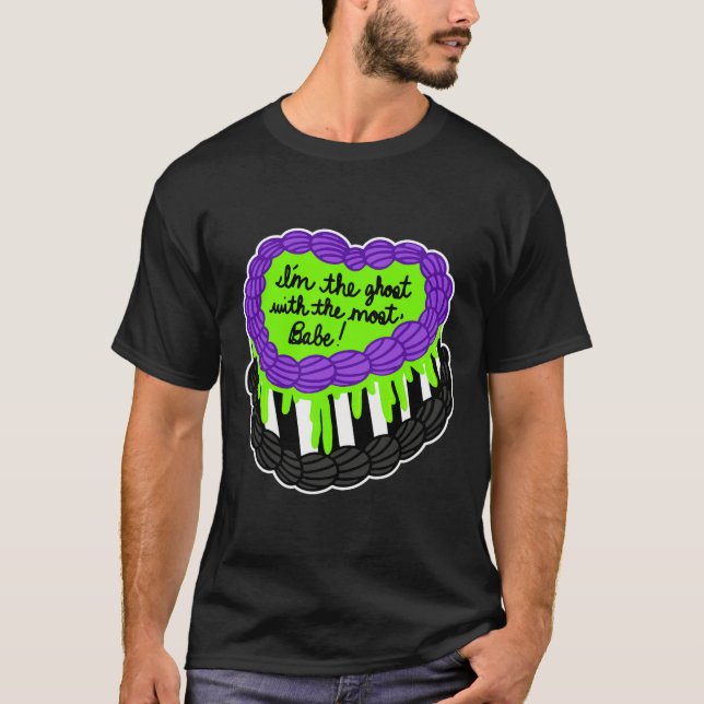 T-shirt Le Fantôme Avec Le Plus Bébé Halloween Conception  (Devant)