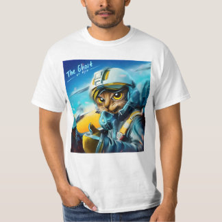 T-shirt " Le Fantôme De Chat De Kiev Ukraine Design Unisex