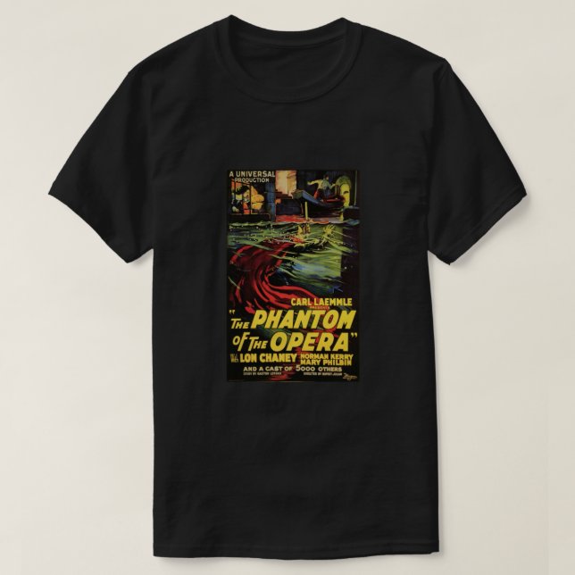 T-shirt Le Fantôme De La Scoop Aménagée À L'Opéra (Design devant)