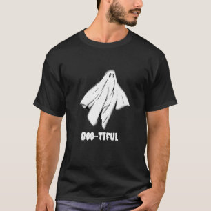 T-shirt Le fantôme de l'arrière-plan   Mélange Tee noir & 