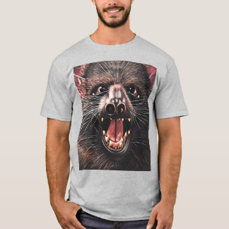 T-shirt Le fantôme hanté du diable de Tasmanie