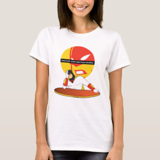 T-shirt Le Fantôme Spatial Ne Va Pas Sauver Le Monde