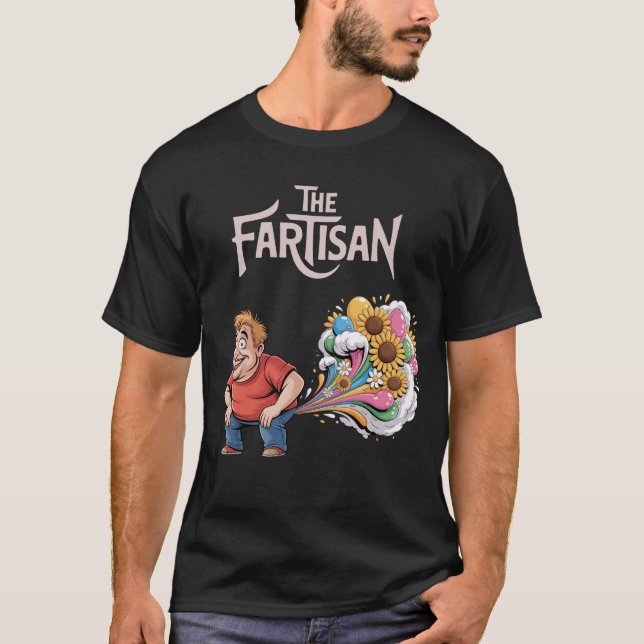 T-shirt Le Fartisan - Farting Flowers & Ballons Tee (Devant)