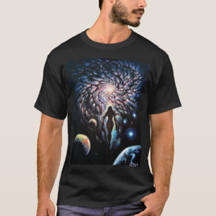 T-shirt Le féminin divin dans l'univers