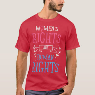 T-shirt Le Féminisme Les Droits De L'Homme Et Les Droits D