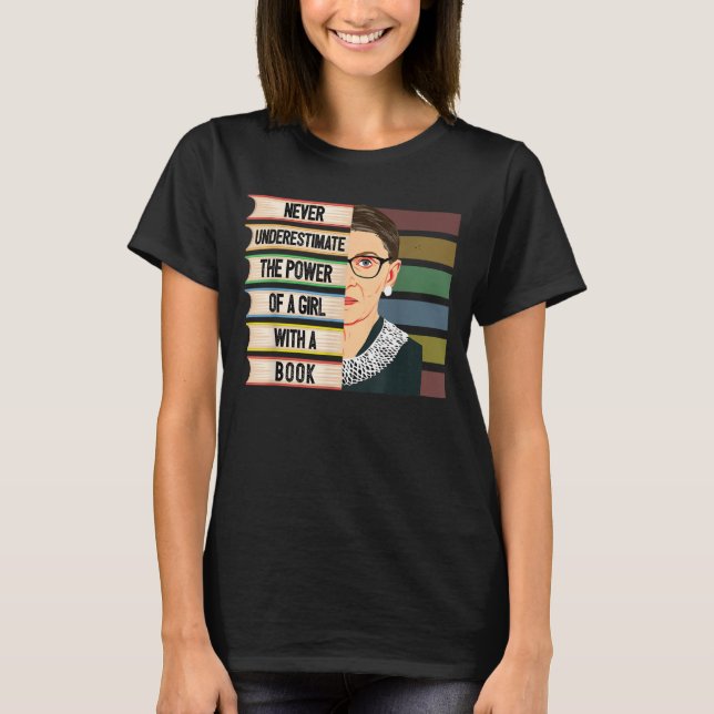 T-shirt Le féministe ruth bader ginsburg a cité une fille  (Devant)