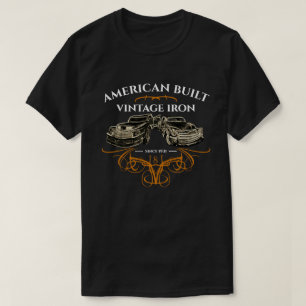 T-shirt Le fer vintage construit américain troque