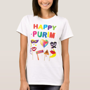T-shirt Le festival heureux de Purim badine des cadeaux de