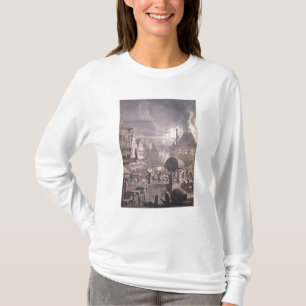 T-shirt Le feu à vieux hôtel de ville à Amsterdam