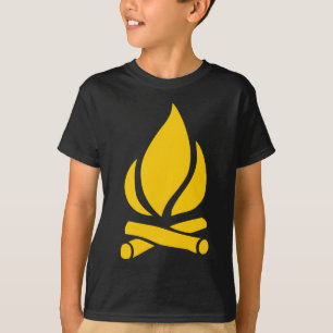 T-shirt Le feu de camp
