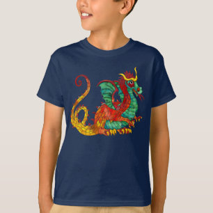 T-shirt Le feu de dragon