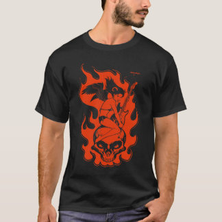 T-shirt le feu d'orange de layla