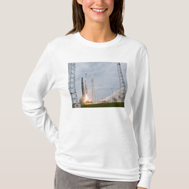 T-shirt Le feu et la fumée signalent le décollage (Devant)