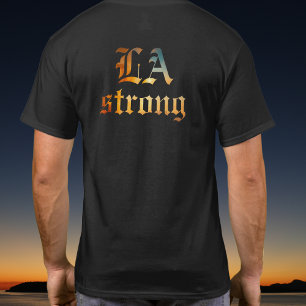 T-shirt LE Feu fort Los Angeles Californie arrière