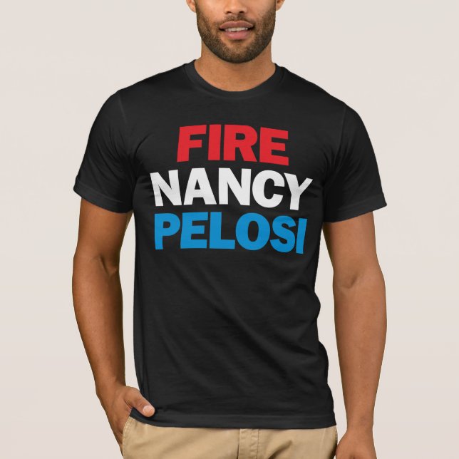T-shirt Le feu Nancy Pelosi (Devant)