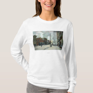 T-shirt Le feu troisième Street montante, tremblement de