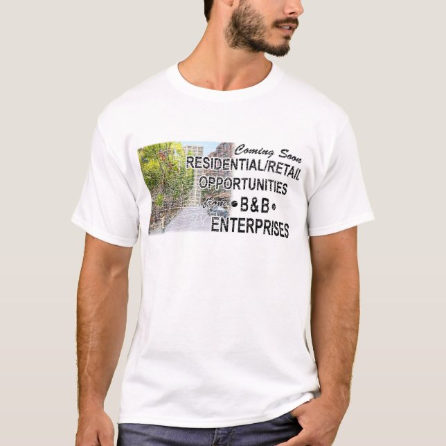 T-shirt Le fil - B et entreprises de B (Devant)