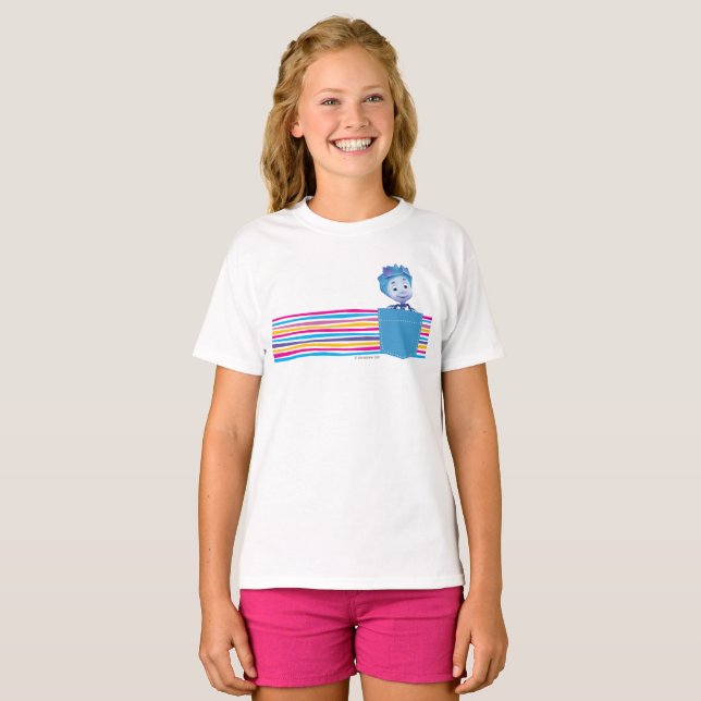 T-shirt Le Fixies | Nolik dans la poche (Devant entier)