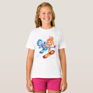 T-shirt Le Fixies   Simka et Nolik sur leurs fixieboards