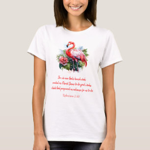 T-shirt Le Flamant rose de Handiwork de Dieu