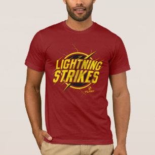 T-shirt Le Flash Graphique "Frappes de foudre"