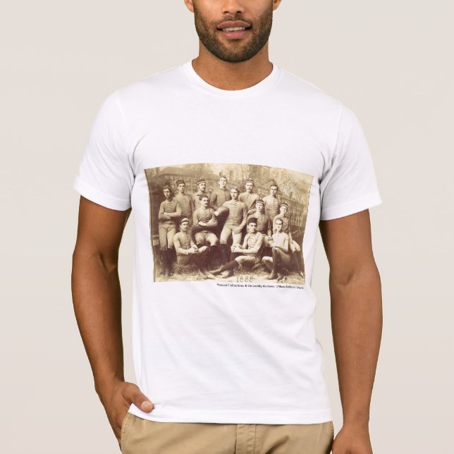 T-shirt Le football 1888 d'UMass (Devant)