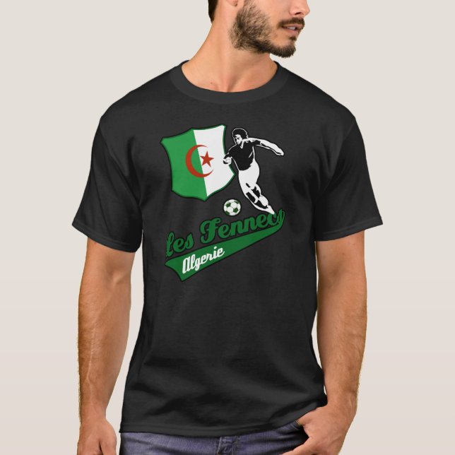 T-shirt Le football algérien (Devant)