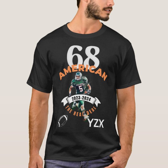 T-shirt Le football américain, la vraie affaire (Devant)
