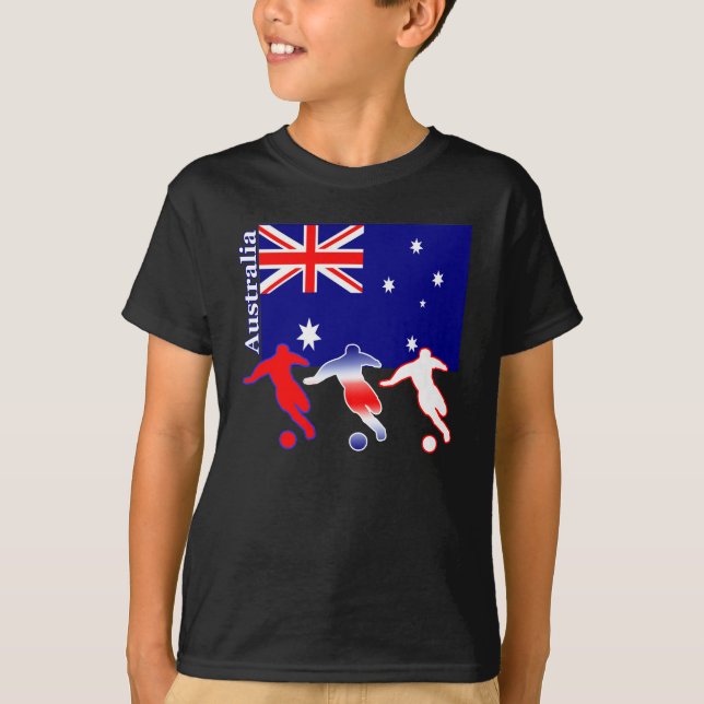 T-shirt Le football Australie (Devant)