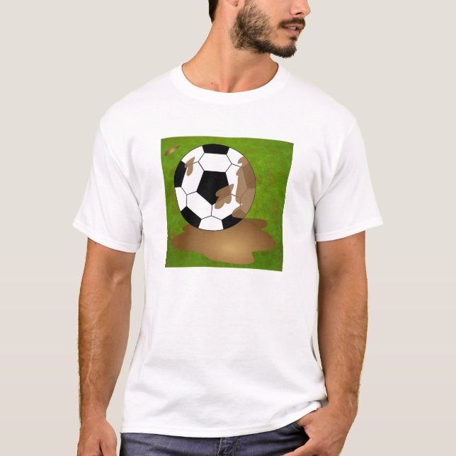T-shirt Le football boueux (Devant)
