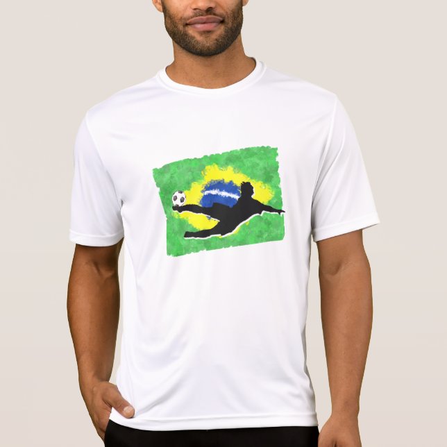 T-shirt Le Football-Brésil (Devant)