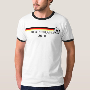 T-shirt Le football championnat du monde 2010 drapeau