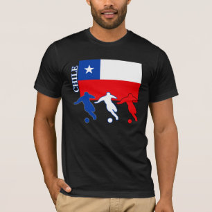 T-shirt Le football Chili