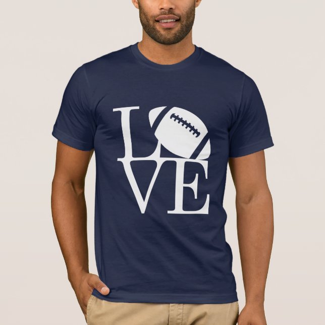 T-shirt Le football d'amour (Devant)