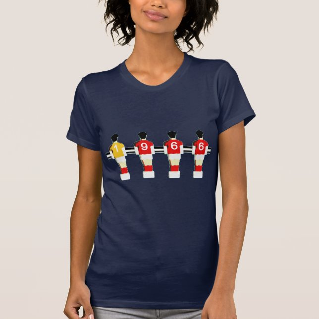T-shirt Le football de barre de l'Angleterre (Devant)