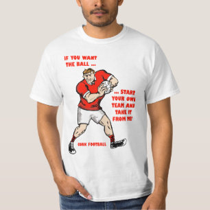 T-shirt Le football de gaélique de liège