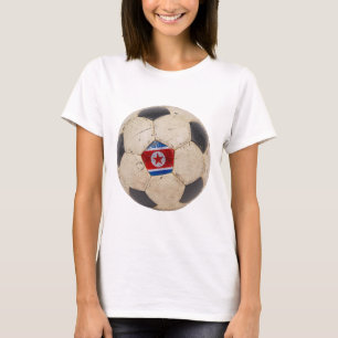 T-shirt Le football de la Corée du Nord