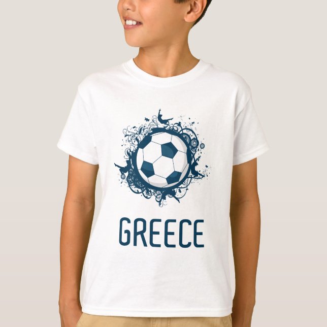 T-shirt Le football de la Grèce (Devant)