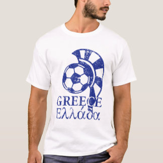 T-shirt Le football de la Grèce