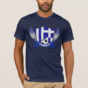 T-shirt Le football de la Grèce