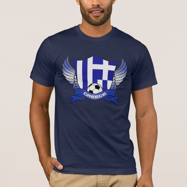 T-shirt Le football de la Grèce (Devant)