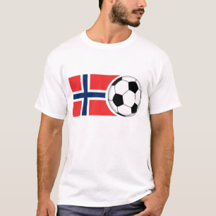 T-shirt Le football de la Norvège