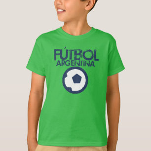 T-shirt Le football de l'Argentine rétro