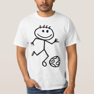 T-shirt Le football de Stickman