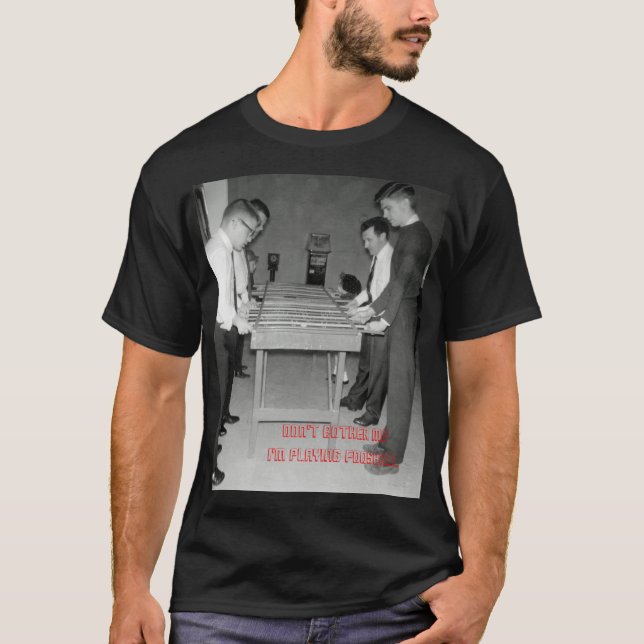 T-shirt Le FOOTBALL de table de PHOTO du CRU FOOSBALL (Devant)