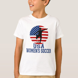 T-shirt Le football des femmes des Etats-Unis