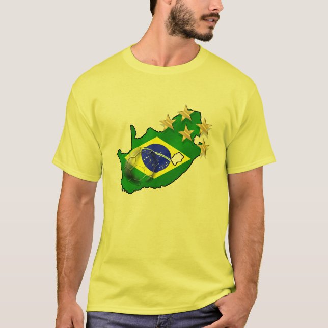 T-shirt Le football du Brésil (Devant)