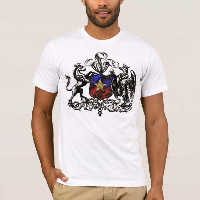 T-shirt Le football du Chili (Devant)